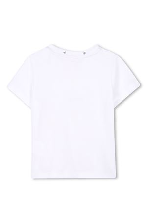 T-shirt in cotone biologico bianco GIVENCHY KIDS | H3064210P